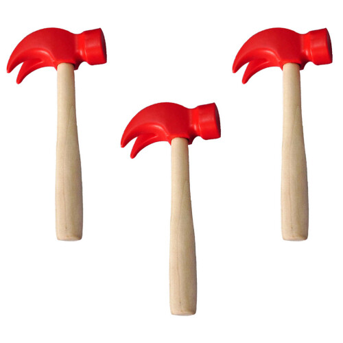 3Stk Kinder Holzhammer Spielzeug Für Simulation 2