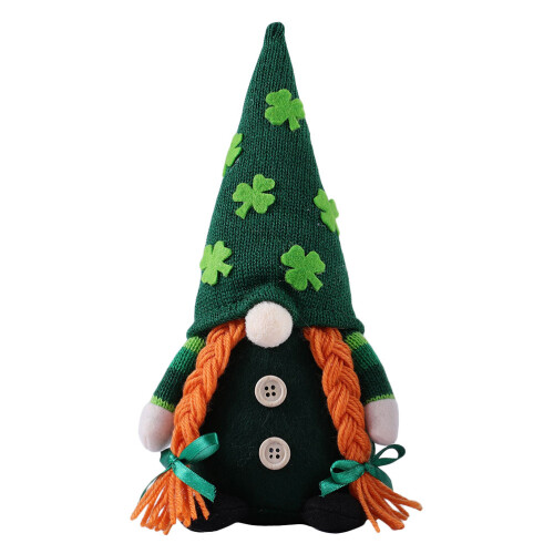 St Patricks Day Hut Kleeblattmuster Puppe 2