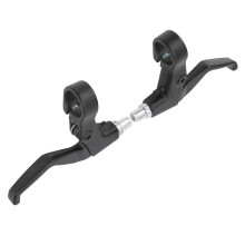 Bremsgriff für Mountainbikes aus Aluminiumlegierung, 22,2 mm, schwarz, 12,5 x 7,5 cm