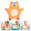 baby handschuh set , badehandschuhe tierform mit fuchs design 2