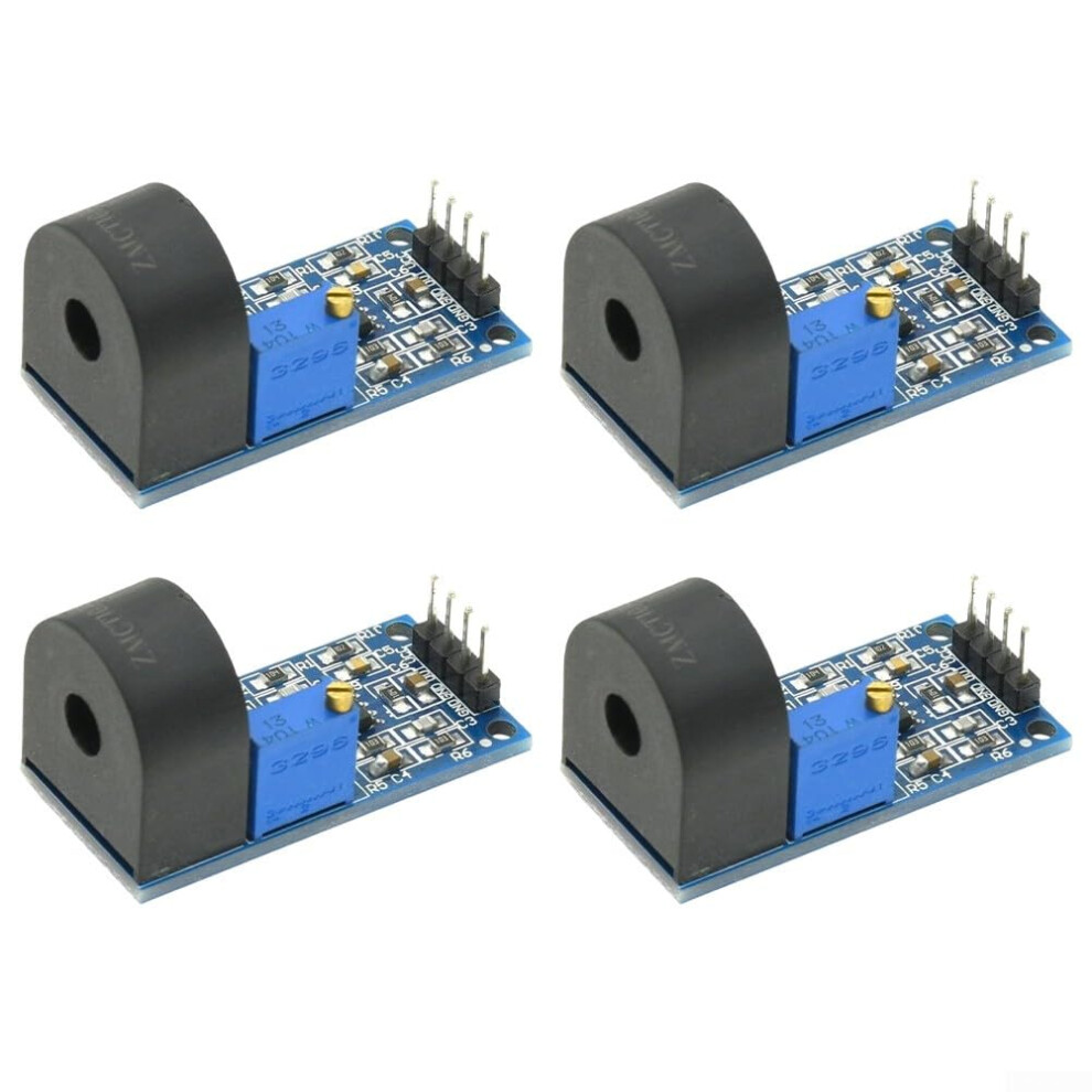 4Pack 5A Ac Current Transformer Module With Adjustable Analog Output For Electrical Applications 9067246129521