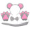 1 Set Kostüm Mit Stirnband Fliege 9