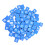 200 Blaue Naturholzchips Mit 26 Alphabet Puzzle 1