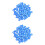 200 Blaue Naturholzchips Mit 26 Alphabet Puzzle 5