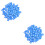 200 Blaue Naturholzchips Mit 26 Alphabet Puzzle 6