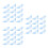 36 Transparente Minisandalen Dekorative Desktop Zubehör 9