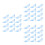 36 Transparente Minisandalen Dekorative Desktop Zubehör 8