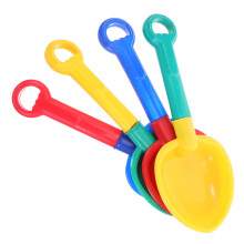 4Stk PP Sand Scoop Strand Spielzeug Leicht Helle Farben