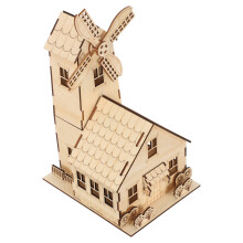 De Molino Madera 3D - Kit Casas Diy Estilo