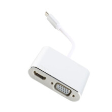 4-in-1-Dockingstation mit USB-C-Anschluss, 4K-HDMI, VGA, USB und PD-Ladefunktion