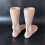 Portable 43 Men's Foot Mould With Realistic Toe Structure-White 6