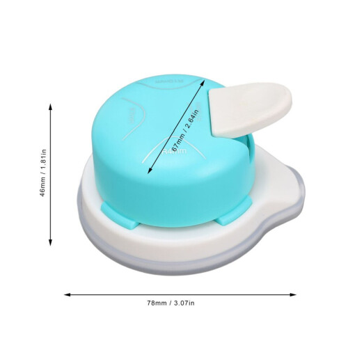 4-in-1 Eckenrunder, tragbar, grünes Papierbastelset 1