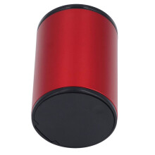 Mini-Press-Mülleimer, Auto-Aschenbecher aus Aluminiumlegierung, Größe M, Rot, 142 g, Autozubehör