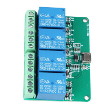 DC 36V HID USB-besturingsschakelaarrelaismodule, drivervrije computer-pc-besturingsrelaismodule-uitbreidingskaart