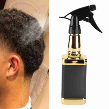 500ml hårsprayflaska salong barberare hårverktyg hem trädgårdsskötsel vattenspruta (guld)