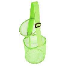 1St Große Mesh Strandtasche Mit Spielzeug Und Muscheln Aufbewahrung