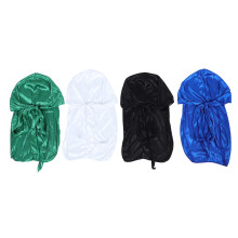 4Stk Baotou Piratenhut Haar Kappen Für Damen Und Herren Satin Chic