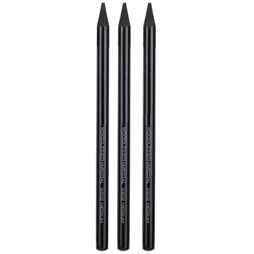 3 stuks Pure Carbon Schetspotloden Professioneel 1