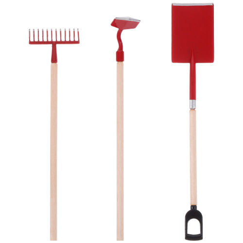1 Set Gartengeräte Für Puppenhaus Lebensechte Tools