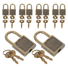 30 Sets Metal Treasure Chest Locks With Keys For Halloween Kids Crafts