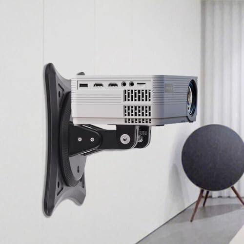Universal Projector Stand, 360Degree Rotating Ceiling or Wall Mount, Adjustable Bracket 1
