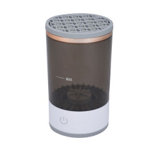 Elektrisk rengöringsmaskin för sminkborstar 7000 rpm USB Bärbar 16 cm Svart Grå