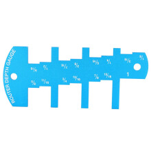 Aluminium dieptemeter voor tafelzaag 50x120mm hoogtemeetinstrument