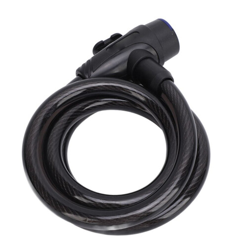 Câble antivol en acier pour vélo, 1,2 m, avec clé