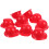 10Pcs Mini Construction Helmet Model Doll Decor Hat 1
