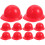 10Pcs Mini Construction Helmet Model Doll Decor Hat 2