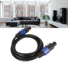 1,8 meter (6FT) luidsprekerkabel met mannelijke naar mannelijke aansluiting en draaisluiting voor versterker.
