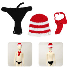 2 Sets Weihnachtsfoto Kleidung Baby Hundert Kostüm Kinderoutfits