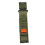 Adjustable OD Green Nylon Hook Loop Sport Watch Strap 17cm 3