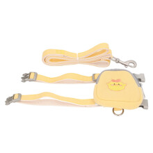 Rucksack-Geschirr mit Leine für kleine Hunde und Katzen, verstellbar, aus Polyester-Baumwolle