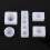 5Pcs/Set Creative DIY Half Round Cabochon Silicone 1