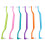 12Pcs Double Sided Cat Toothbrushes, Curved Handle, 6 Colors 2