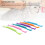 12Pcs Double Sided Cat Toothbrushes, Curved Handle, 6 Colors 4