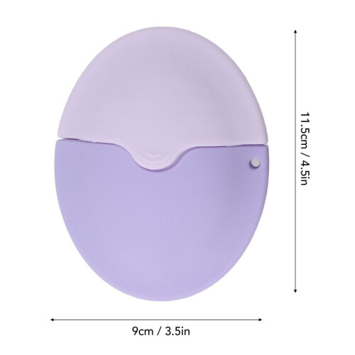 Refillable Roll On Sun Lotion Applicator Silicone Sponge - Purple 1