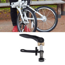 Sadelstolpsklämma i aluminiumlegering med vikbar krok för 3sixty Cycling, svart
