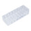 Multifunctional Plastic Cable Organizer Box, 8 Compartments, Transparent, 26.4x9.6x5.3cm 1