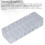 Multifunctional Plastic Cable Organizer Box, 8 Compartments, Transparent, 26.4x9.6x5.3cm 4