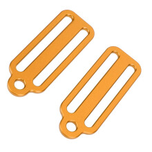 Aluminum Alloy Diving Slide Fixing Buckle Stopper Orange