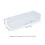 Multifunctional Plastic Cable Organizer Box, 8 Compartments, Transparent, 26.4x9.6x5.3cm 2