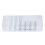 Multifunctional Plastic Cable Organizer Box, 8 Compartments, Transparent, 26.4x9.6x5.3cm 3