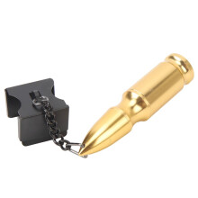 Multifunktionaler Billardkreidehalter aus Aluminium – Gold & Schwarz, 41 g