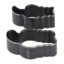 Juego de 2 matrices de perforación de acero aleado con forma de gato: 55 mm y 65 mm para artesanías