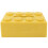 Decorative Tissue Box Yellow, Spring-Loaded, 20.8x9.3x13.2cm 1