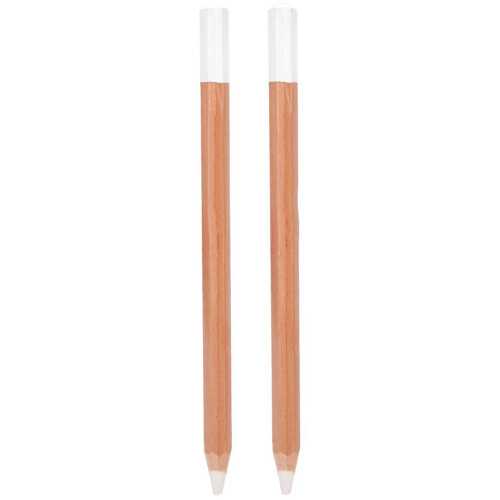 2 lápices de carbón blanco de madera profesional 1