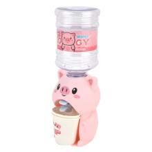 Lindo mini dispensador de agua de cerdito rosa para niños, 157 g
