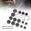 23-Piece Cymbal Replacement Set with Felt Pads, Nuts, Washers — Gray 4